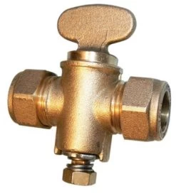 22mm Rigid Fan Compression Gas Cock