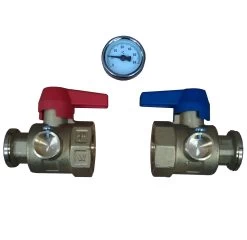 Polypipe 1 Inch Underfloor Heating Isolation Valves (pair) PB01732