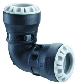 Plass-ONE 50mm MDPE Push-Fit Elbow – 1005