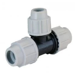 PLASSON 25mm X 25mm X 20mm Reducing Tee -7430