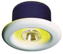 Timed Chrome Shower Fan With Light – Complete Kit