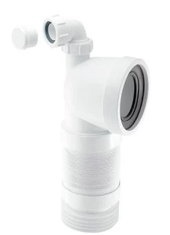 McAlpine WC-CON8FV Flexible Bent Pan Connector With Boss