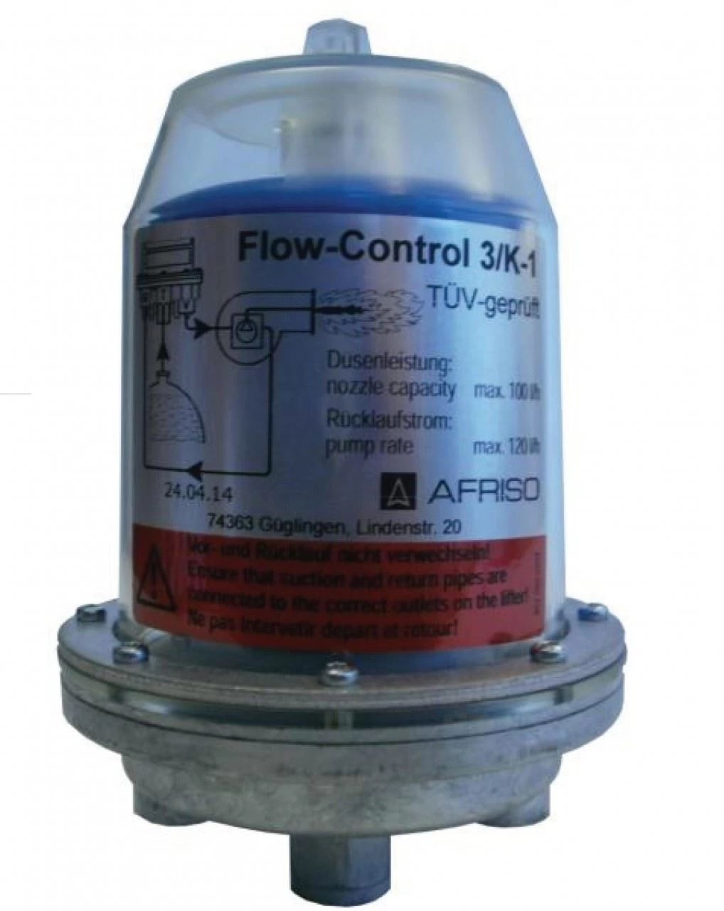 Automatic Oil De-aerator Flow Control 3/K-1 1 Automatic Oil De-aerator Flow Control 3/K-1