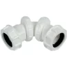 FLOPLAST 40mm Compression Waste Adjustable Bend – White