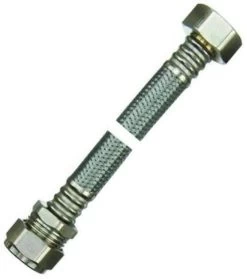 WRAS 22mm X 3/4″ Large Bore Flexible Tap Connector – 900mm