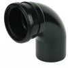 110mm Ring Seal Soil 92.5 Degree Socket To Spigot Bend- Black