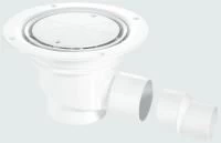 McAlpine TSG1-WH Horizontal Outlet Shower Gulley (White)