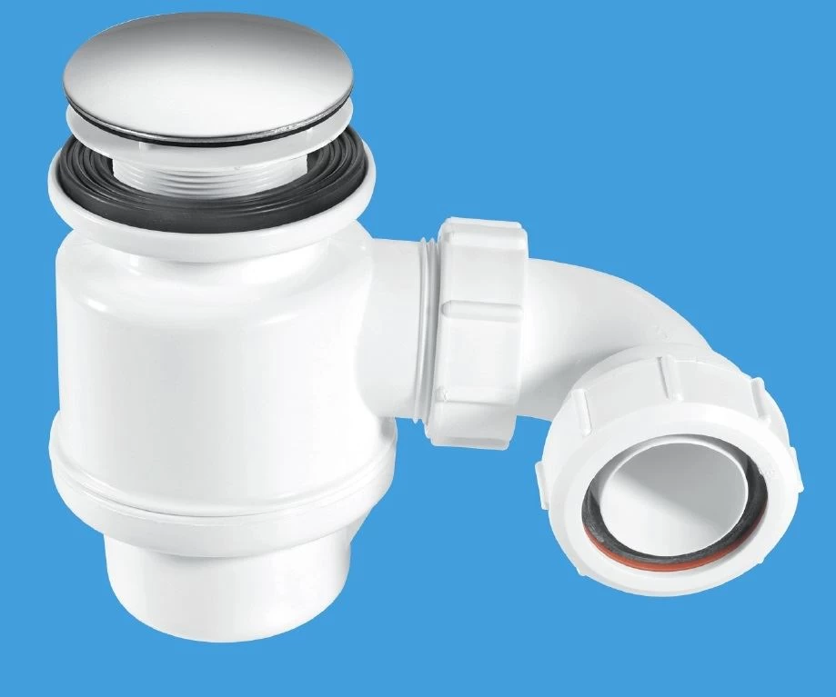 Standard Shower Trap With 70mm Stainless Steel Mushroom – STW4M 1 Standard Shower Trap With 70mm Stainless Steel Mushroom – STW4M