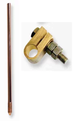 16mm Earth Rod And Cable To Lug Clamp