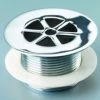 Macdee Chrome Unslotted Shower Waste – 86mm Flange