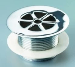 Macdee Chrome Unslotted Shower Waste – 86mm Flange
