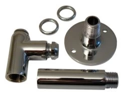 8mm X 4″ Chrome Gas Restrictor Elbow Kit