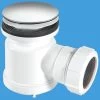 Shallow Shower Trap With 70mm Stainless Steel Mushroom – STW3M